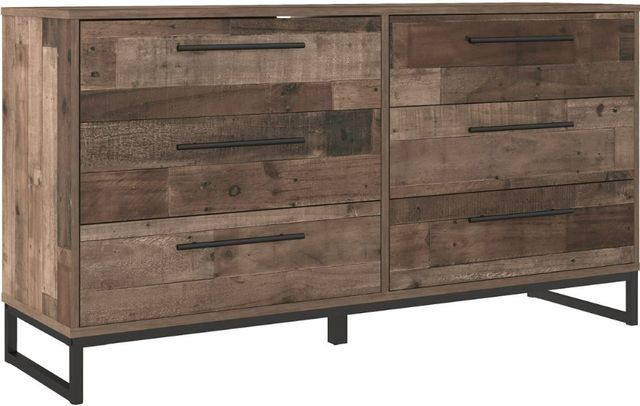 Signature Design by Ashley® Neilsville 3-Piece Multi Gray Full Panel Platform Bed Set-2