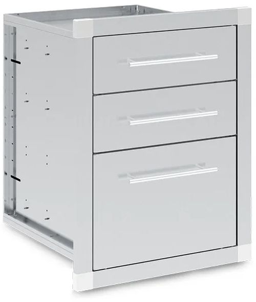 Broil King Enclosed 3 Drawer Assembly-0