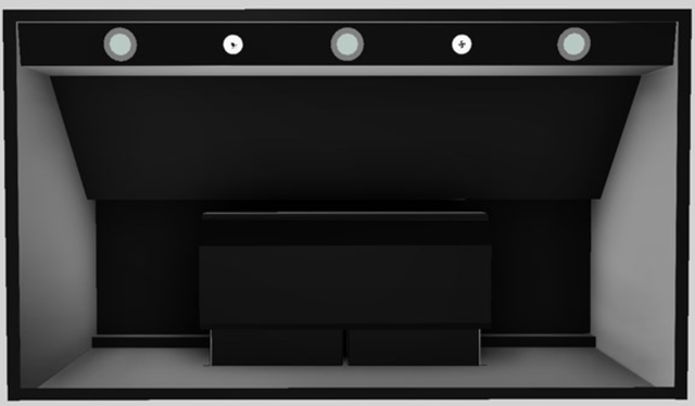 Vent-A-Hood® 42" Black Wall Mounted Range Hood-1