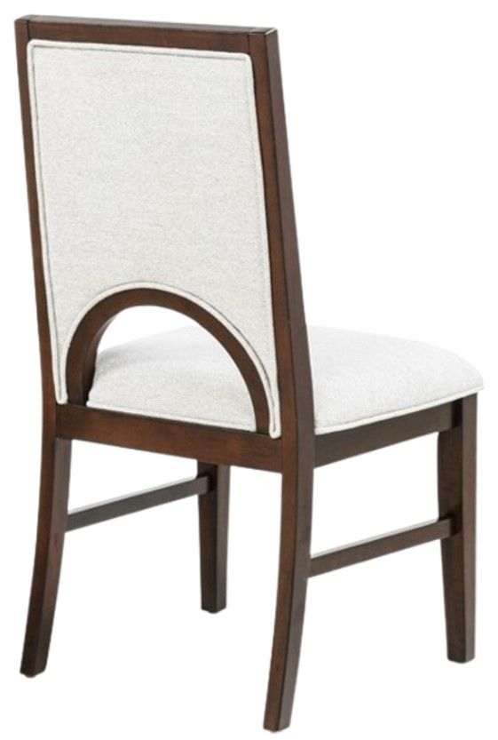 Crown Mark Hamil Brown/White Dining Side Chair-2
