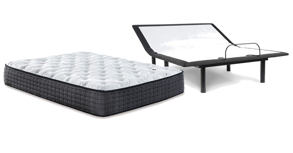 Sierra Sleep by Ashley Limited Edition 2 Piece Hybrid Firm and Adjustable Base Queen Mattress Set Ken s Appliance America s Mattress Gallery