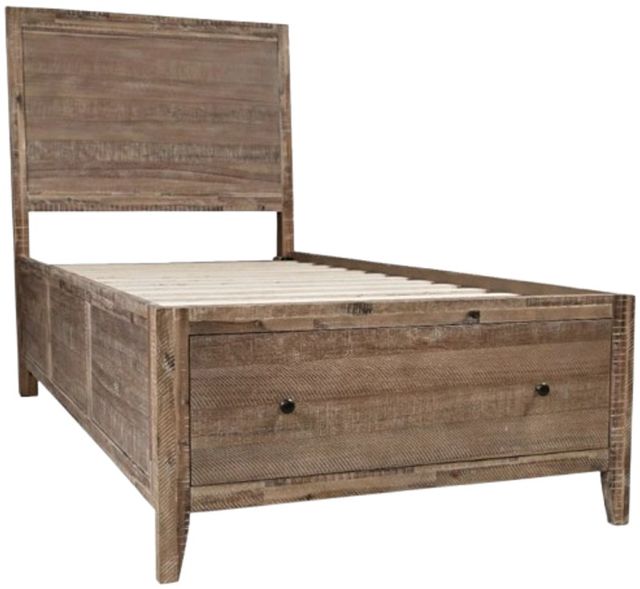 Jofran Inc. Maxton Wash Brown Youth Twin Panel Storage Bed-2
