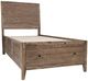 Jofran Inc. Maxton Wash Brown Youth Twin Panel Storage Bed-2