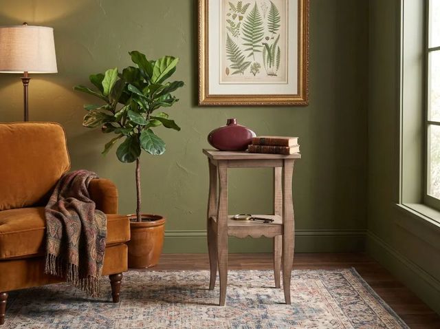 Sunny Designs™ Beach Pebble End Table with Lower Shelf-1