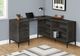 Monarch Specialties Inc. Dark Gray L-Shaped Office Desk-1