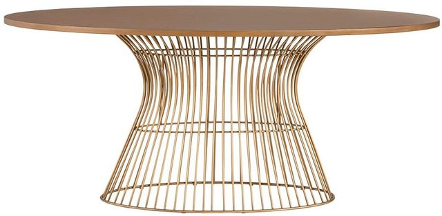 Olliix by INK+IVY Bronze Mercer Oval Dining Table-1