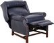Century® Customizable Century Leather Chippendale Manual Recliner-1