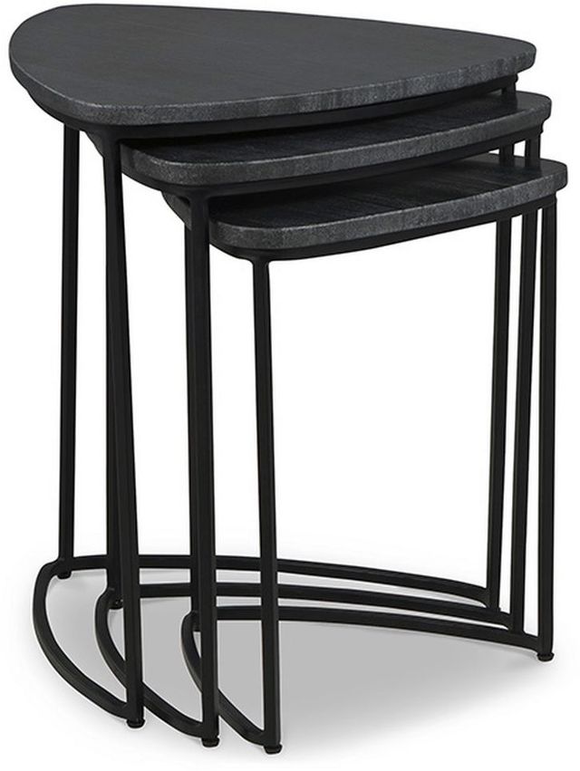 Signature Design by Ashley® Olinmere 3-Piece Black Accent Tables-1