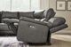 Signature Design by Ashley® Bleckley 5-Piece Anchor L-Shape Power Reclining Sectional with Adjustable Headrest-3