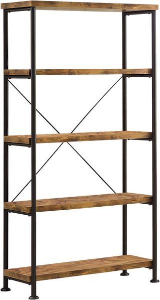 Coaster® Analiese Antique Nutmeg Open Bookcase