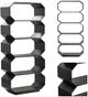 Crestview Collection Halston Black Etagere-3