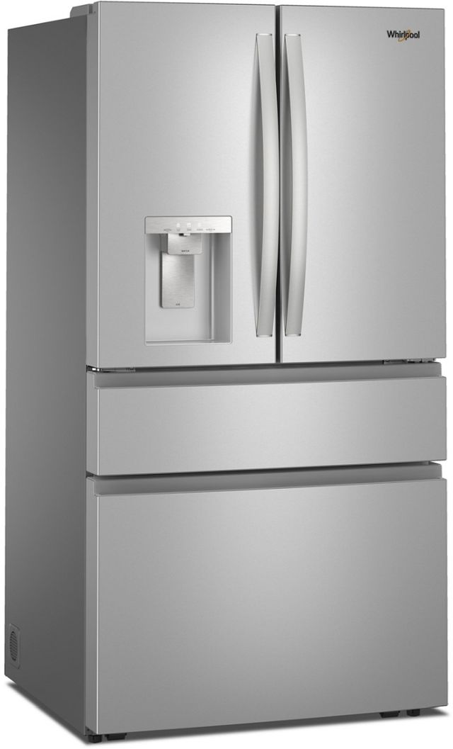 Whirlpool® 36" 28.9 Cu. Ft. Fingerprint Resistant Stainless Finish French Door Refrigerator with Flexible Temperature Drawer-2