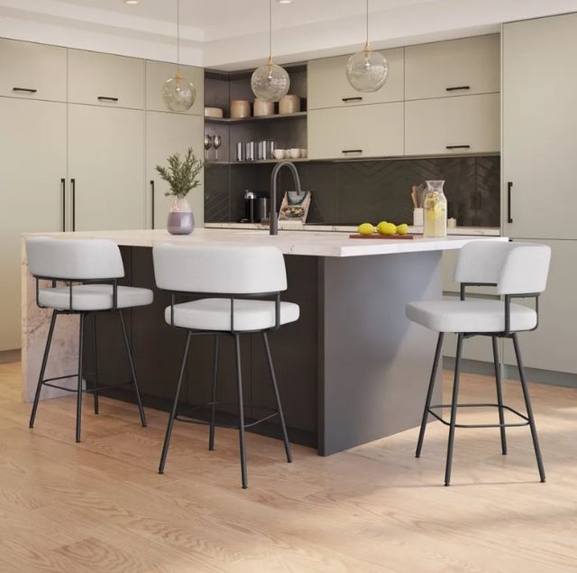 Amisco Customizable Enya Upholstered Swivel Bar Stool-3