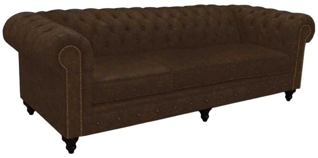 England Furniture Customizable Rondell Leather Sofa-0