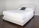 Bernards Olivia White Upholstered Full Panel Bed-3