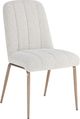 Modus Furniture Sunrise Apollo Ricotta/Brushed Bronze Upholstered Dining Chair-0