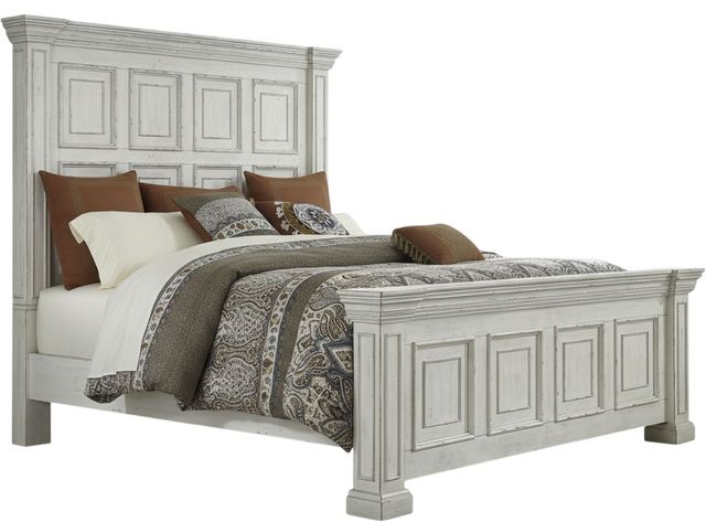 Liberty Furniture Big Valley 4-Piece Whitestone California King Panel Bedroom Set-1