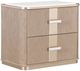 Michael Amini® West Kensington Sea Salt Caramel 2-Drawer Nightstand-0