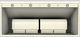 Vent-A-Hood® 54" Biscuit Wall Mounted Range Hood-2