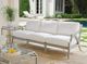 Tommy Bahama® Outdoor Silver Sands Oyster Shell Aluminum Sofa-3