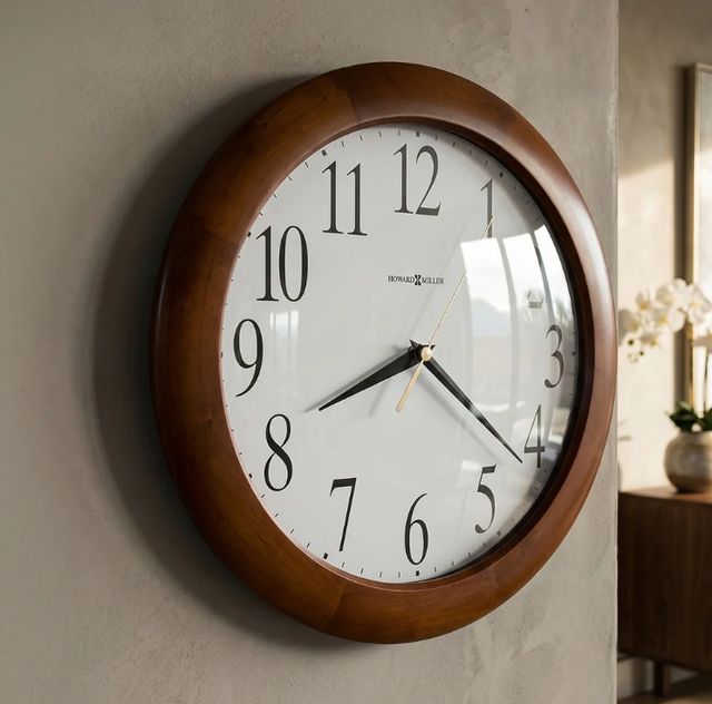 Howard Miller® Corporate Brown Wall Clock-1