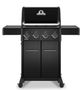 Broil King® Crown™ 420 Shadow 4-Burner Black Freestanding Natural Gas Grill-0