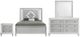 New Classic® Home Furnishings Stardust 4-Piece White California King Panel Bedroom Set-0