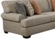 Corinthian Furniture Marlon 2-Piece Dove Curved Sectional -1