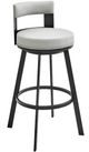 Armen Living Flynn Black/Light Grey 30'' Barstool-0