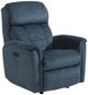 Flexsteel® Luna Blue Navy Power Rocking Recliner with Power Headrest-0