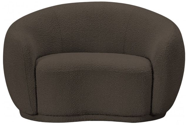 Meridian Furniture Hyde Brown Boucle Chair-1