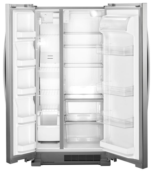 Whirlpool® 33 in. 22.0 Cu. Ft. Monochromatic Stainless Steel Side-By-Side Refrigerator-2
