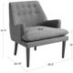 Olliix by Madison Park Grey Taylor Mid-Century Accent Chair-4
