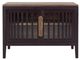 International Furniture Direct Autumn Merlot Red Console-1