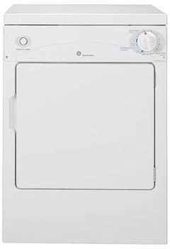 GE® 3.6 Cu. Ft. White Compact Electric Dryer