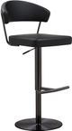 TOV Furniture Cosmo Black on Black Steel Adjustable Height Stool-0