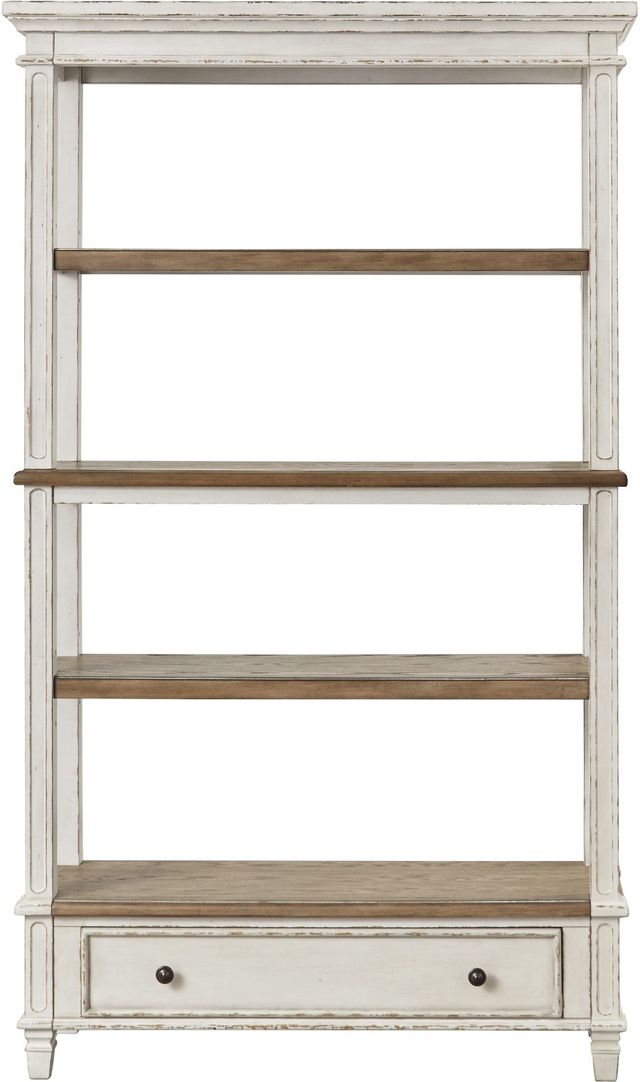 Signature Design by Ashley® Realyn Brown/White Bookcase-1