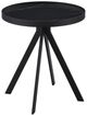 Coaster® Briggs 2-Piece Marble Printed Glass Top Occasional Table with Black Base Set-1
