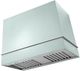 La Cornue Loge Series 44" Roquefort Wall Mounted Range Hood with Polished Chrome Trim-0