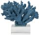 A & B Home Blue Expansive Faux Coral Accent with Glass Base Decorative Object-3