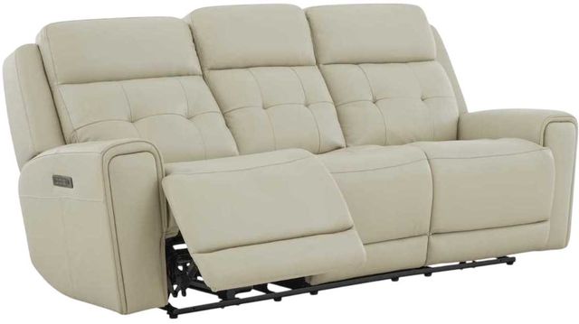 Liberty Furniture Carrington Baja Stone Leather Triple Zero Gravity Power Reclining Sofa-1