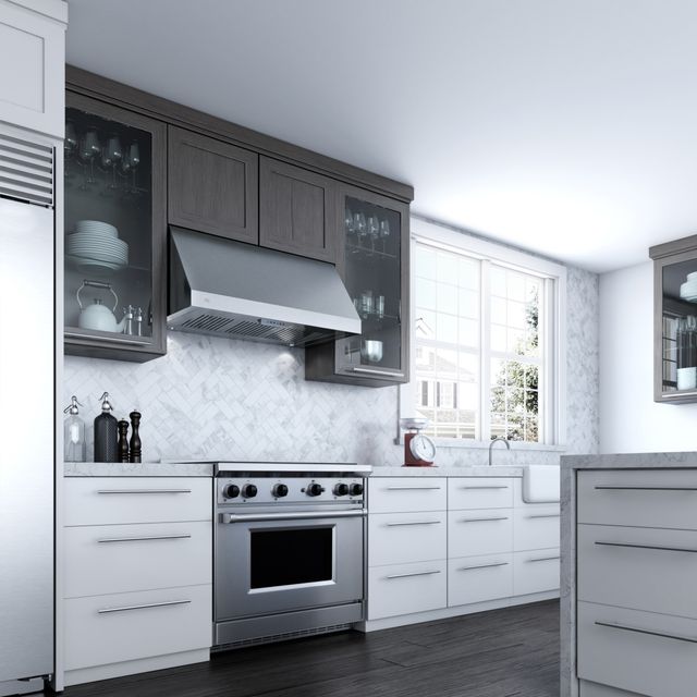 XO Fabriano Collection 30" Stainless Steel Wall Mounted Range Hood -3