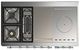 Ilve® Majestic III 48" Stainless Steel Pro Style Dual Fuel Liquid Propane Range with Triple Glass Door and Chrome Trim-2