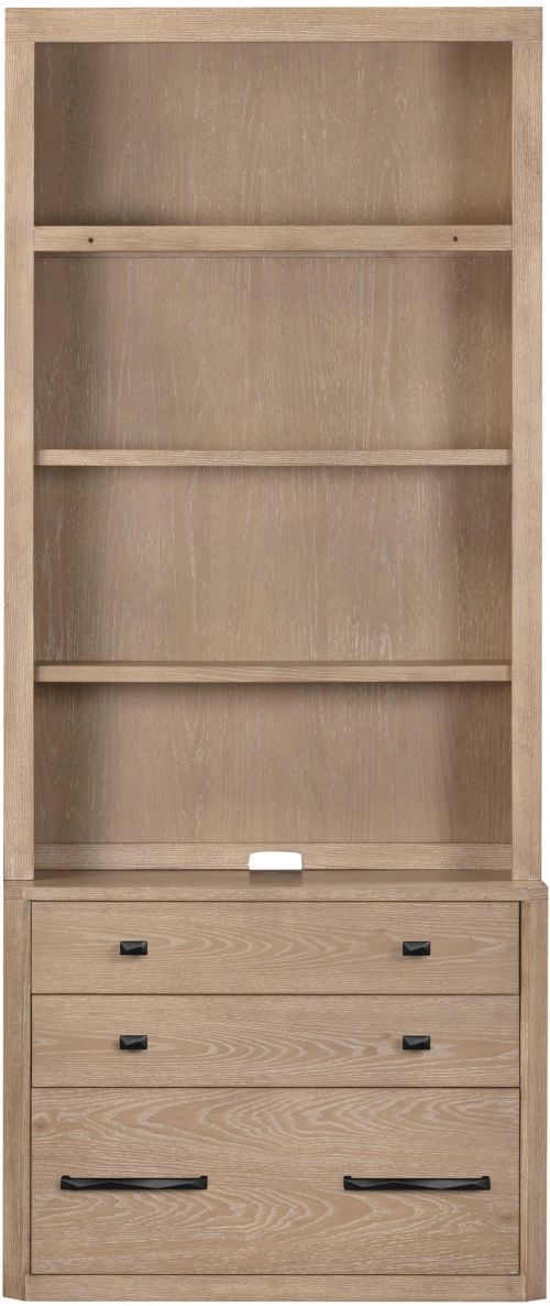 Parker House® Breckenridge Medium Brown 40" Lateral File and Hutch-2