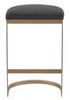 Olliix by Madison Park Maison Antique Gole and Charcoal Counter Stool-2