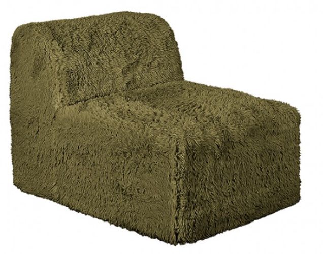 Furniture of America® Nappi Olive Green L-Sectional-4