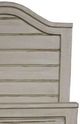 Million Dollar Rustic Frosted White Twin Ranch Panel Bed-1