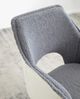 A & B Home Venera 2-Piece Gray Dining Chair Set -1