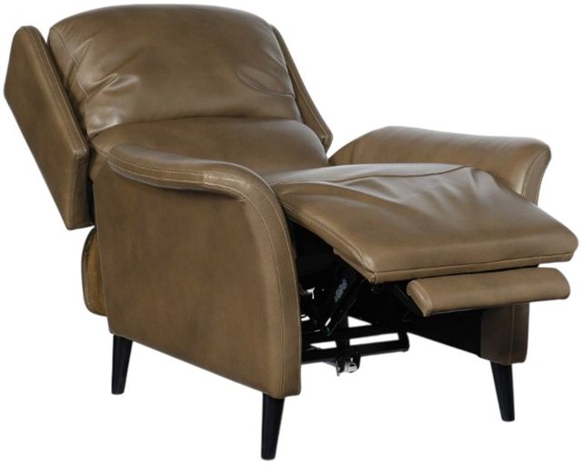Hooker® Furniture RC Deacon Rogue Walnut Leather Power Recliner with Power Headrest-1