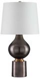 Currey & Company Tamerlane Black Nickel/Vintage Brass Table Lamp-0